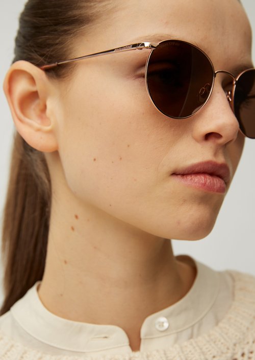 Unisex sunglasses — Gold