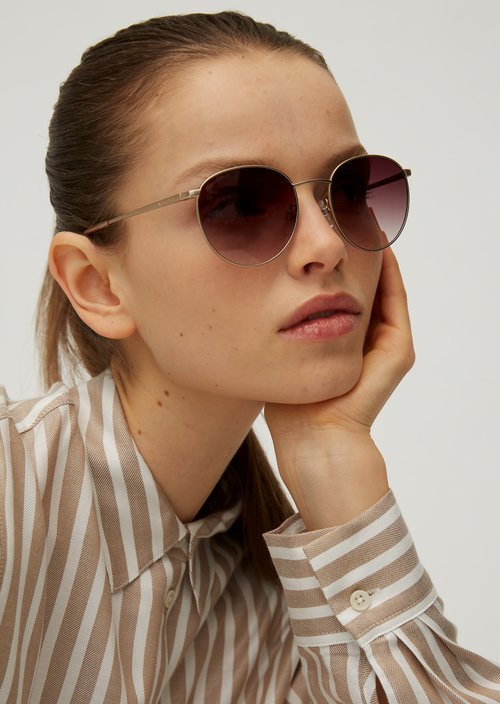 Unisex sunglasses — Gold