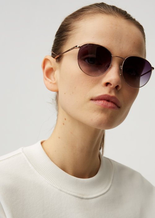 Unisex sunglasses — Gold