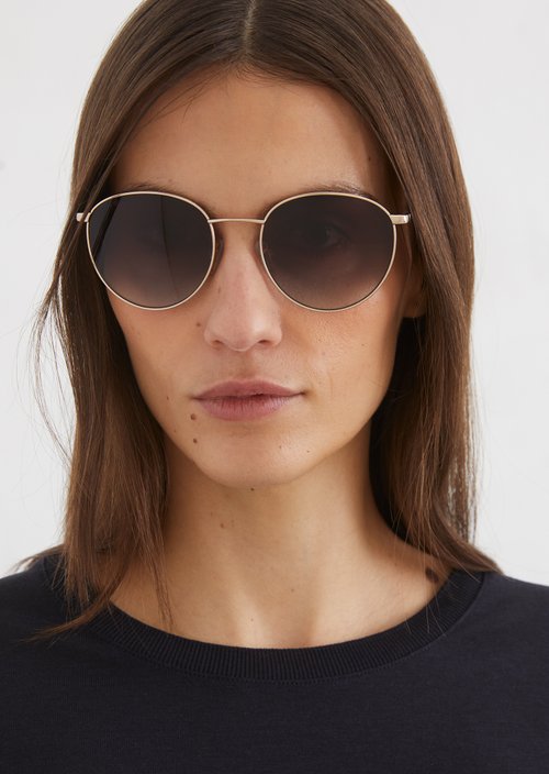 Unisex sunglasses — Gold