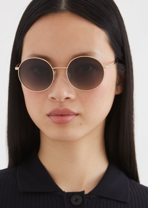 Unisex sunglasses — Gold
