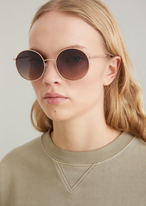Unisex sunglasses — Gold