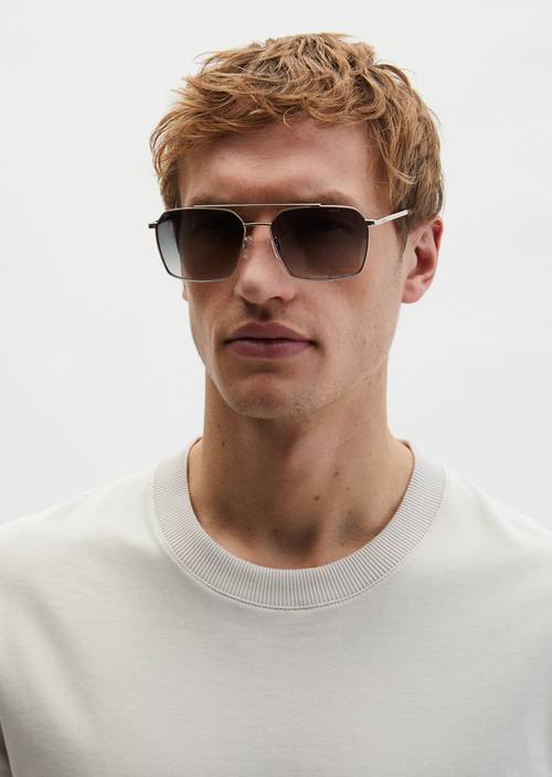 Herren-Sonnenbrille Gold - Produkt Bild 2