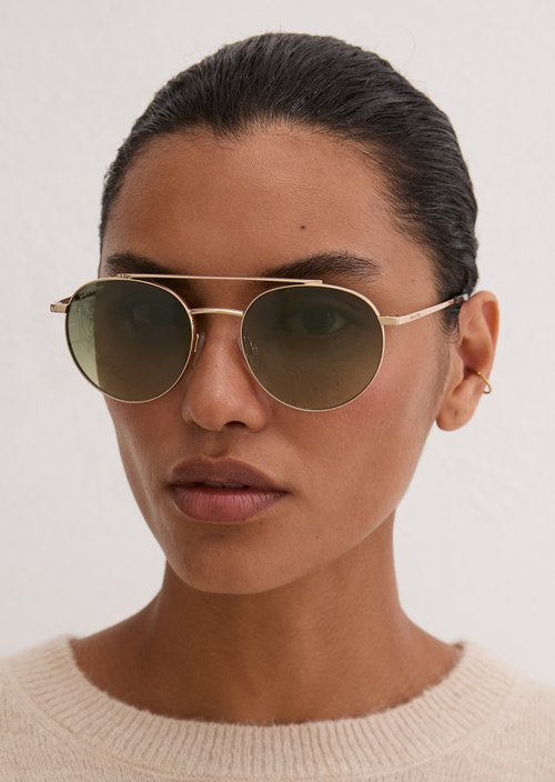 Unisex sunglasses — Gold