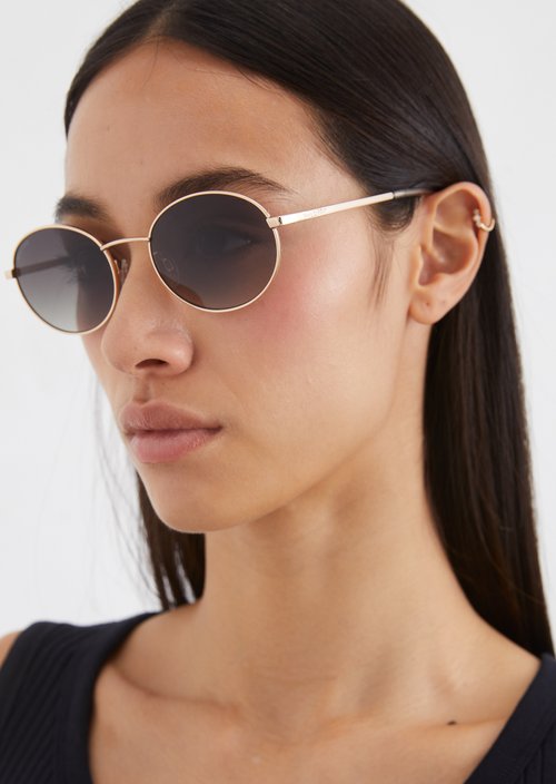 Unisex sunglasses — Gold