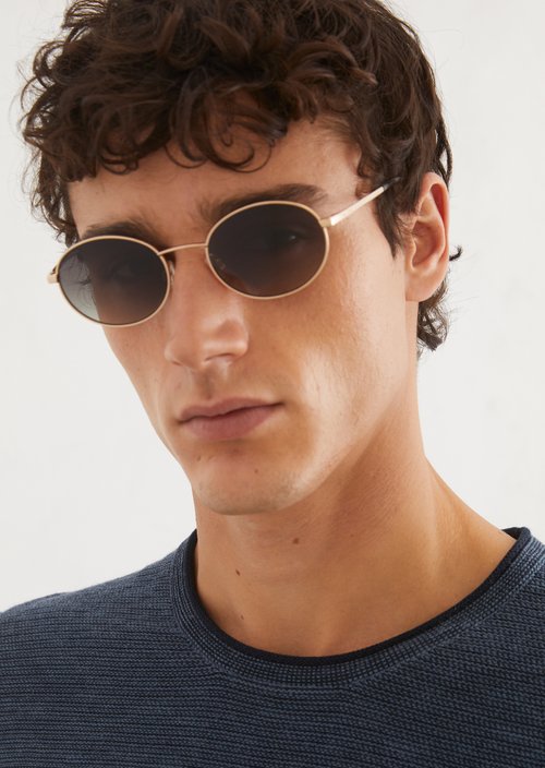 Unisex sunglasses — Gold