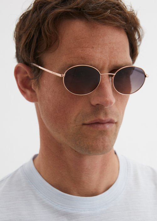 Unisex sunglasses — Gold