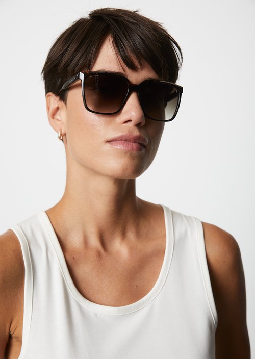 Unisex sunglasses — Brown