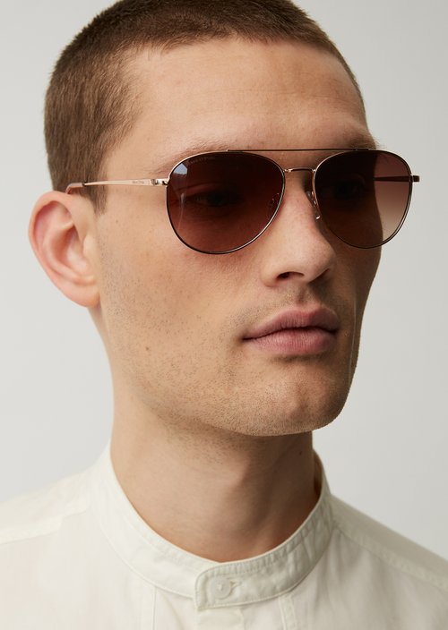 Unisex sunglasses — Gold