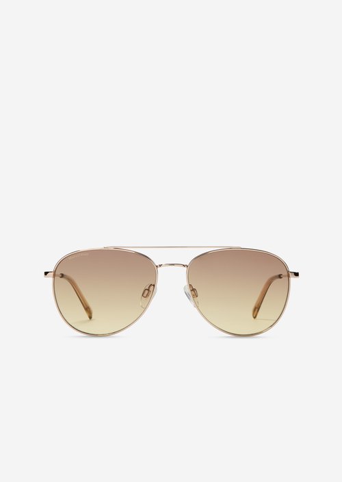 Unisex sunglasses — Gold