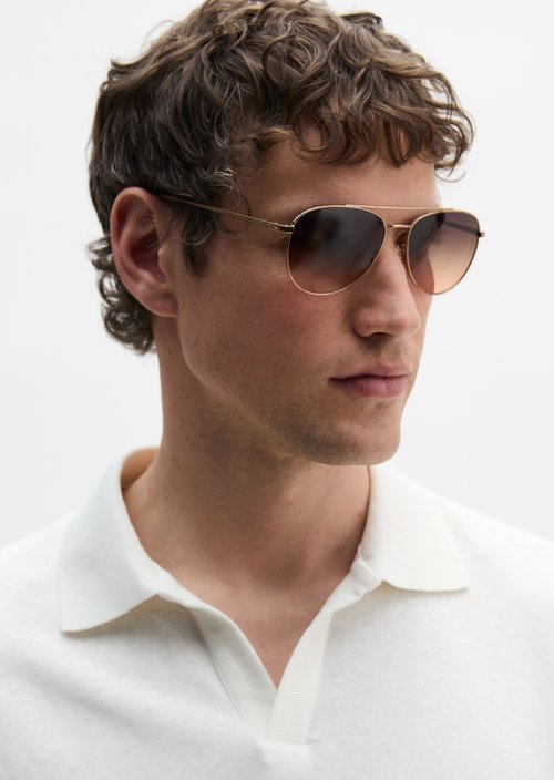 Unisex sunglasses — Brown