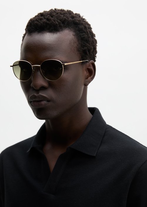 Unisex sunglasses — Gold