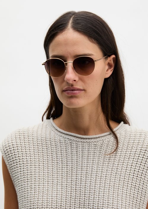 Unisex sunglasses — Brown