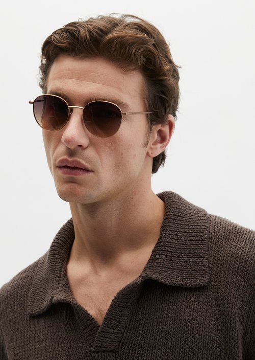 Unisex sunglasses — Brown