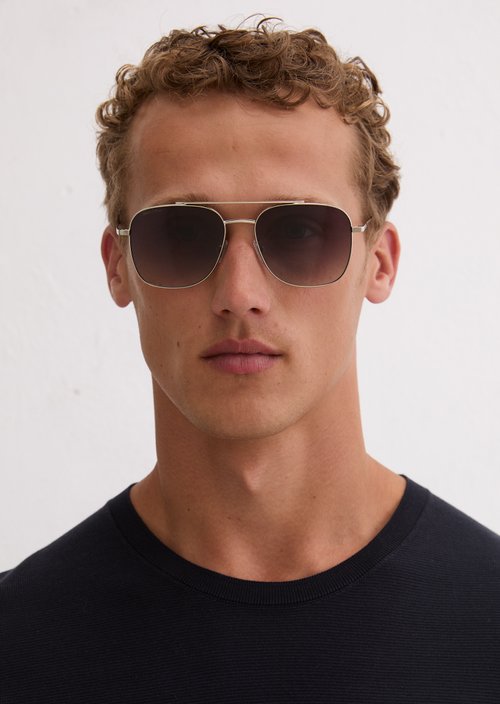 Unisex sunglasses — Metal