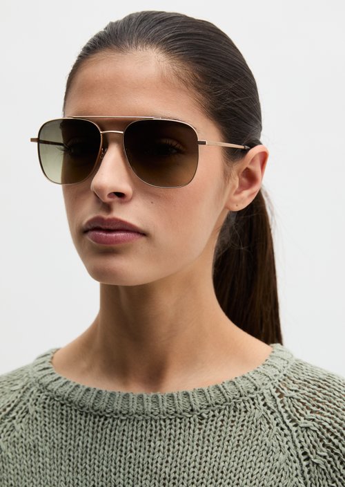 Unisex sunglasses — Gold