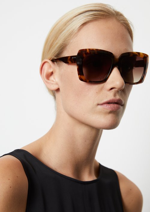Unisex sunglasses — Brown