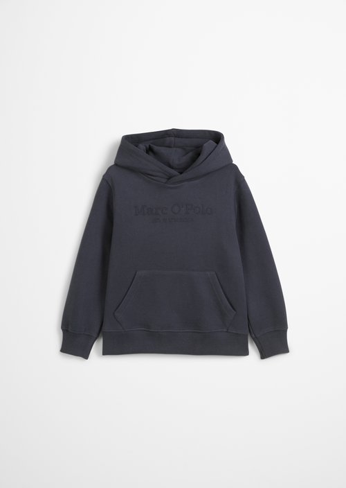 KIDS-UNISEX logo hoodie — Dark Navy