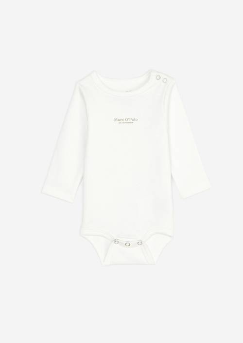 BABYS-UNISEX Body White Cotton en vue de face