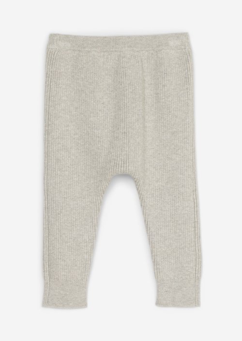 UNISEX-BABYS trousers — Greige Mel.