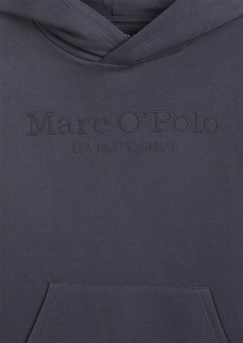 TEENS-UNISEX Logo-Hoodie Dark Navy in Detailansicht