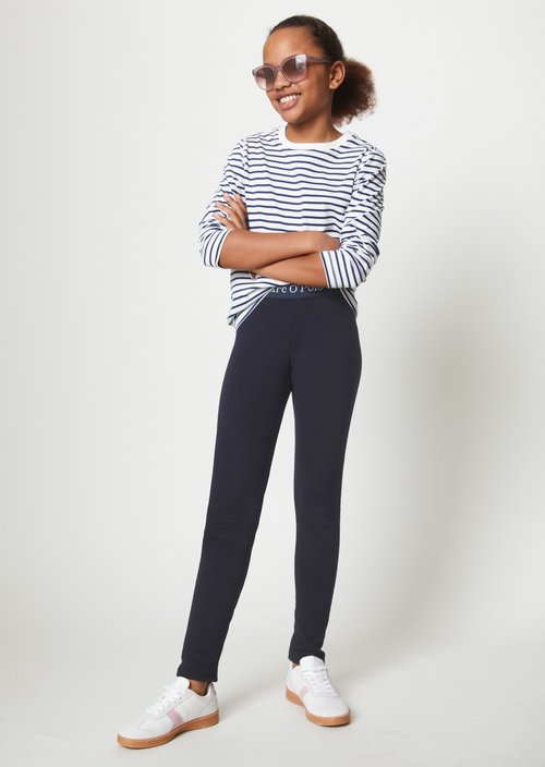 TEENS-GIRLS thermal leggings — Dark Navy