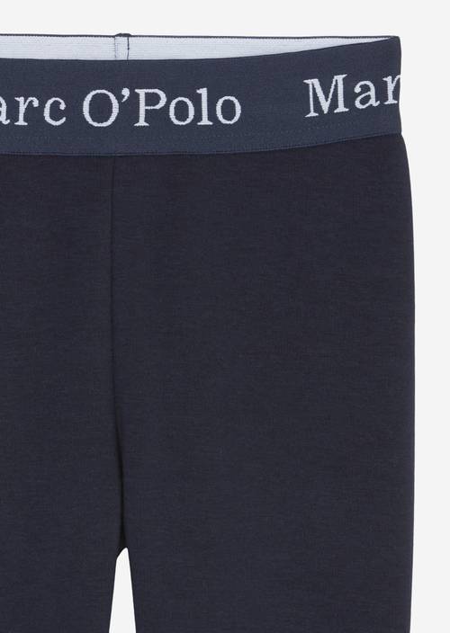 KIDS-GIRLS thermal leggings Dark Navy in front view