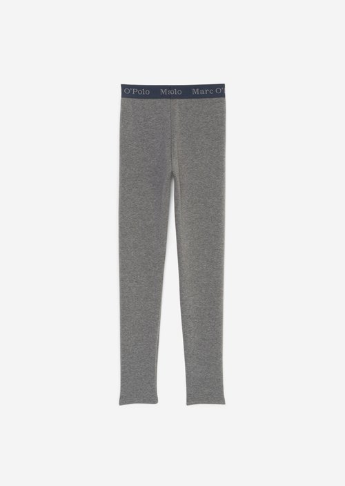 KIDS-GIRLS thermal leggings — Grey Denim