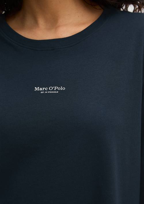 Robe lounge à manches longues Dark Navy Q898 - Image du produit 2