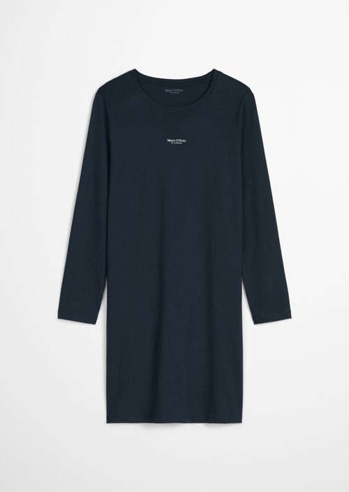 Long sleeve lounge dress — Dark Navy Q898