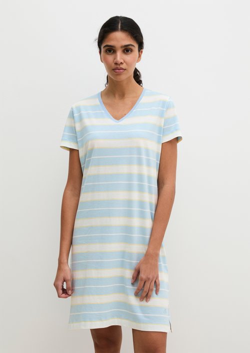 Lounge dress — Niagara Mist Stri