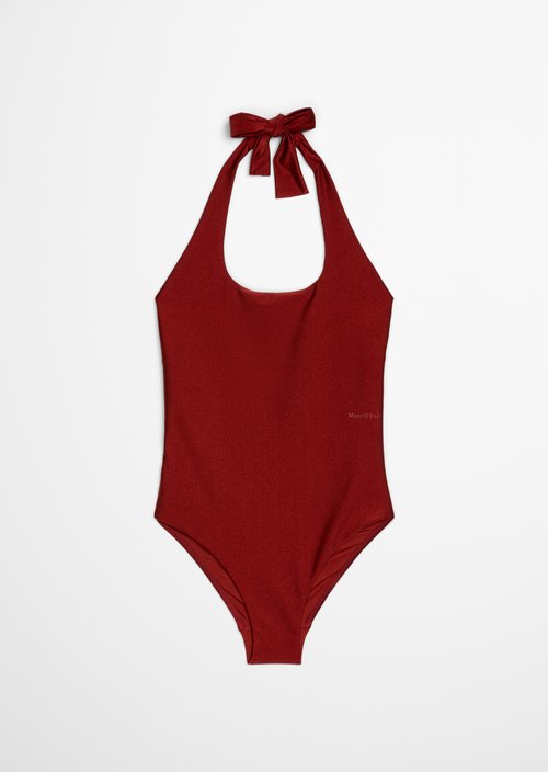 Halter neck swimsuit — Tall Poppy