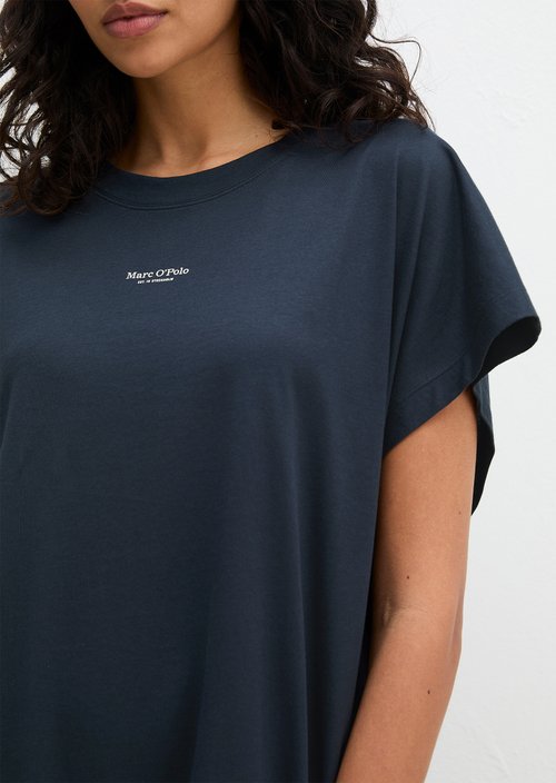 Short lounge shirt — Dark Navy Q898