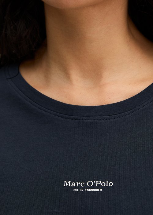 Long-sleeved lounge shirt — Dark Navy Q898