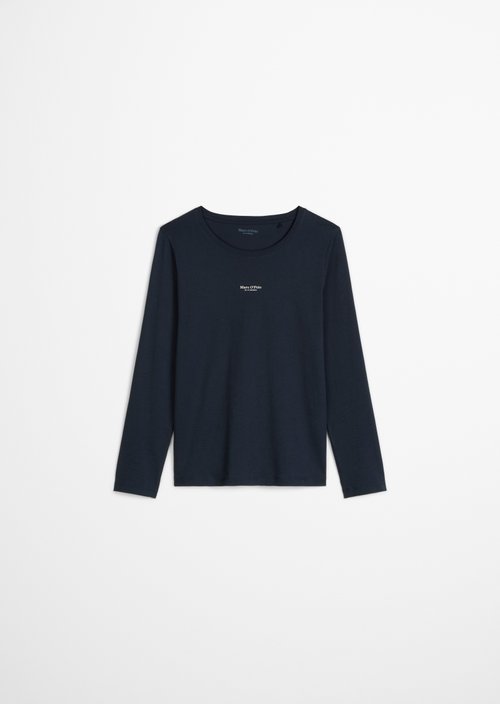 Long-sleeved lounge shirt — Dark Navy Q898