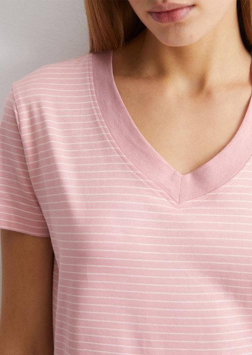 Lounge dress — Blush Stripe