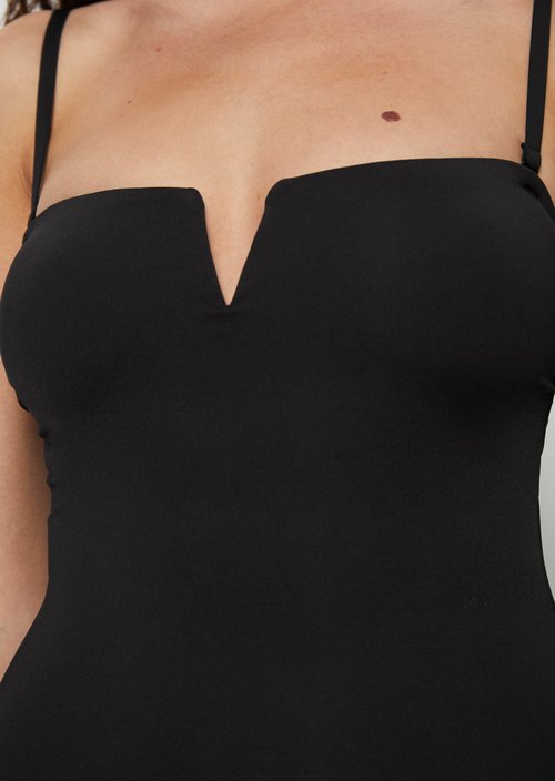 Bandeau swimsuit — Black