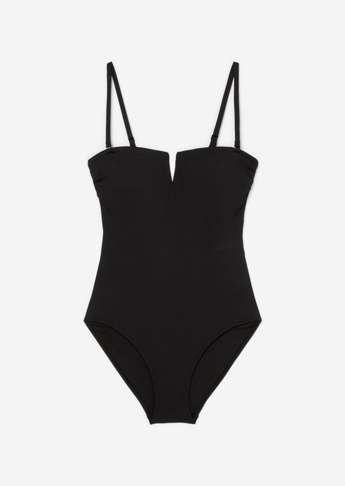 Bandeau swimsuit — Black