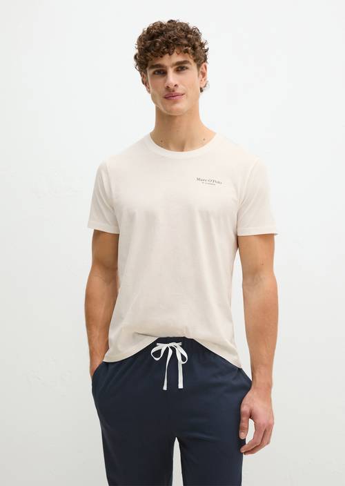 Lounge T-shirt regular White Cotton Q152 - Product image 1