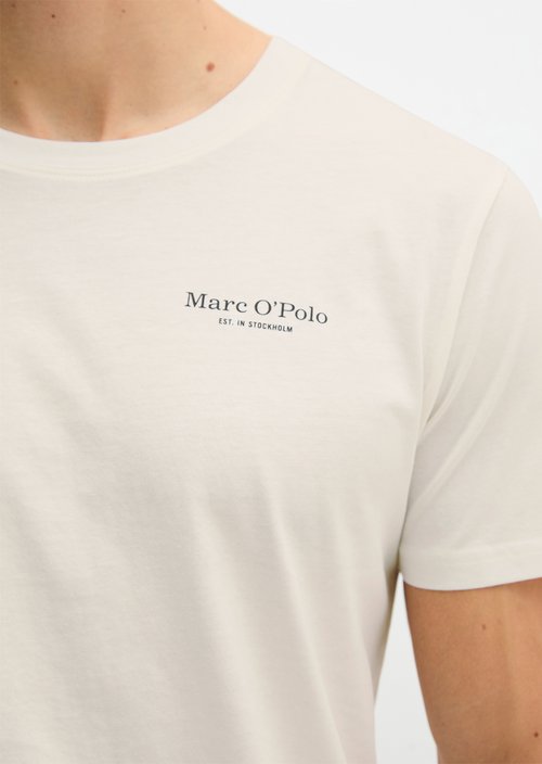 Lounge T-shirt regular — White Cotton Q152