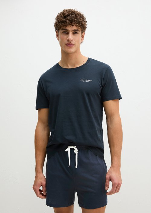 Lounge T-shirt regular — Dark Navy Q898