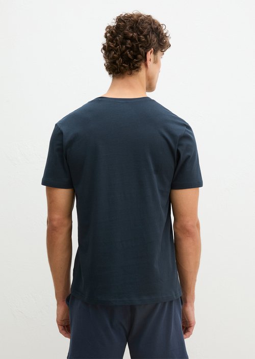 Lounge T-shirt regular — Dark Navy Q898