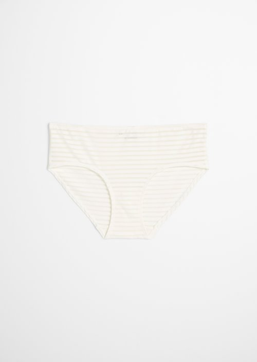 Hipster panty — White Cotton Q152