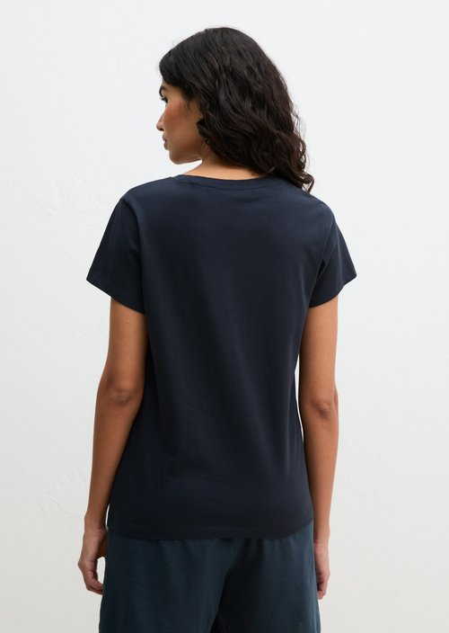 Short-sleeved lounge shirt — Dark Navy Q898