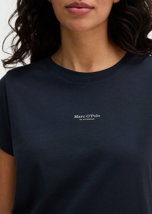 Short-sleeved lounge shirt — Dark Navy Q898