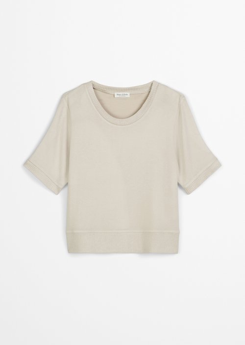 Lounge short-sleeved sweater — Chateau Gray