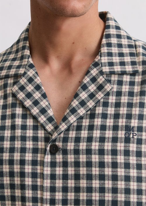 Lounge shirt — Dark Navy Check