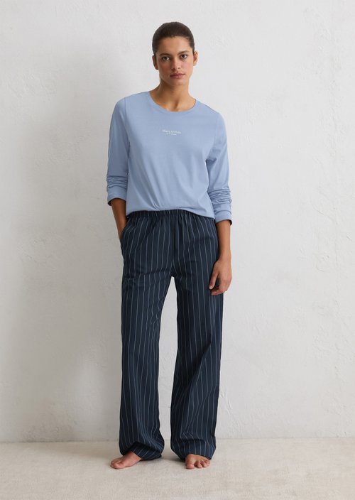 Lounge pants — Dark Navy Stripe Q