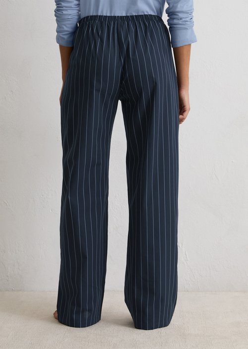 Lounge pants — Dark Navy Stripe Q