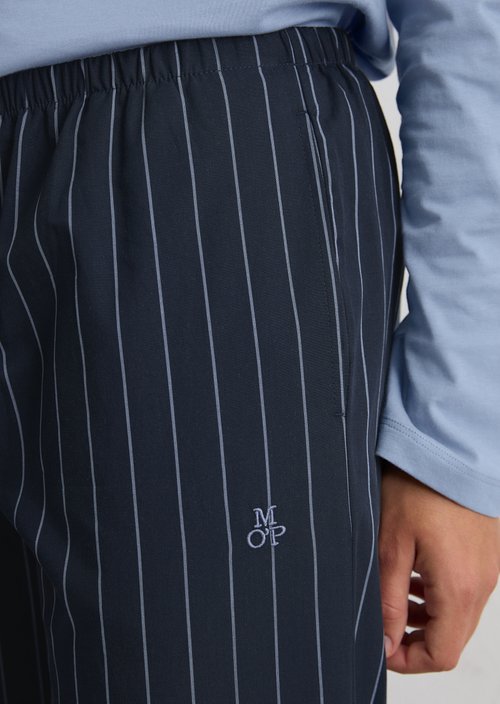 Lounge pants — Dark Navy Stripe Q